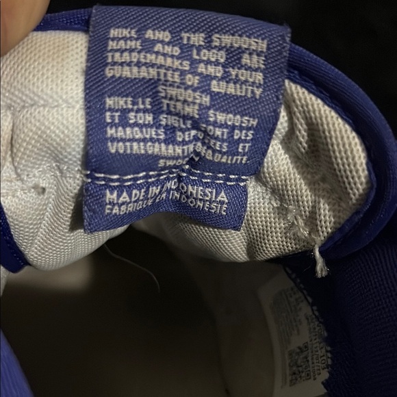 Nike Blue and White Sneakers - Picture 2 of 6